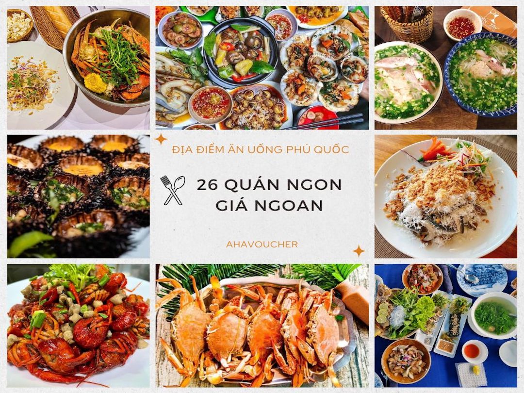 26 địa điểm ăn uống Phú Quốc - đầy đủ MENU quán NGON giá NGOAN