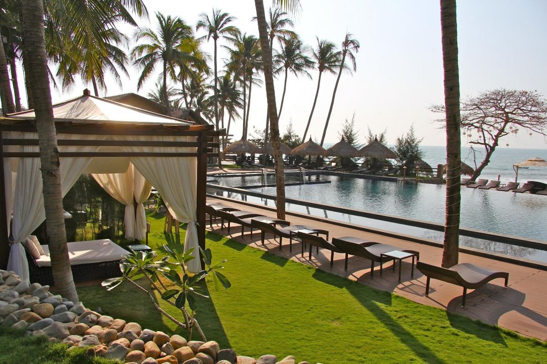 View biển hoặc vườn mang đến góc nhìn thoáng đãng khi lưu trú tại Aroma Beach Resort Mũi Né