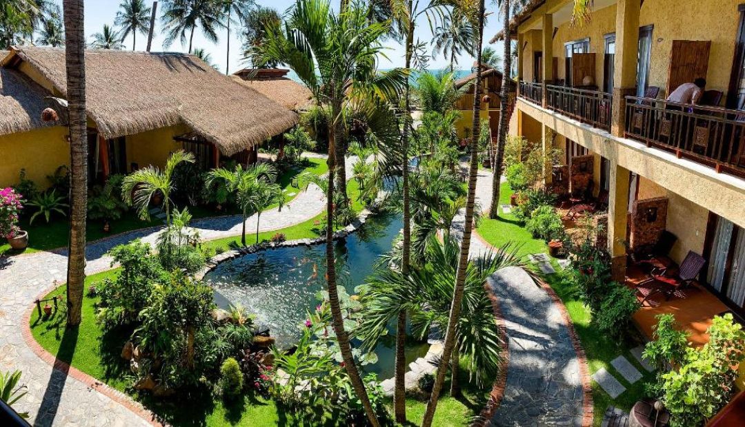 Bamboo Village Resort Mũi Né không có khu vui chơi cho trẻ em, nhưng rất thích hợp với việc nghỉ dưỡng