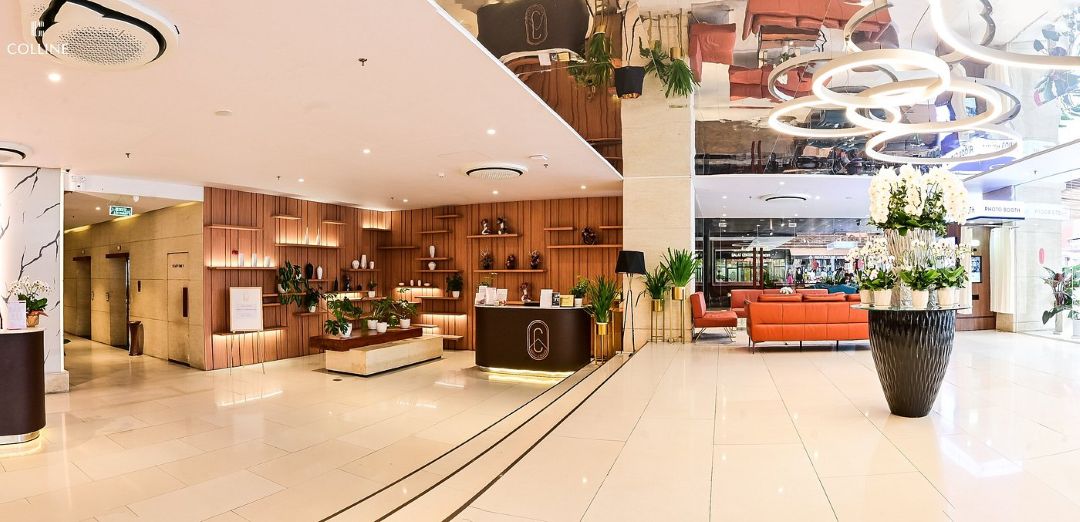 Không gian tại Colline Đà Lạt Hotel khá sang trọng, khuôn viên được chăm chút