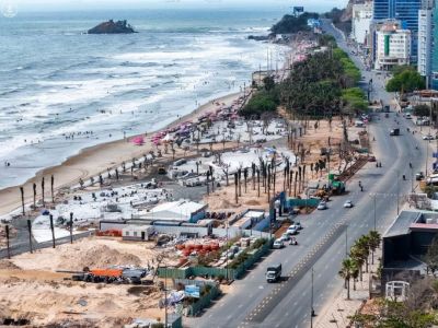 Cập nhật tiến độ thi công chỉnh trang Bãi Sau Vũng Tàu