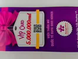 Cần bán Voucher Viện thẩm mỹ Sung Shin Korea