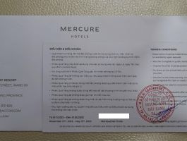 Cần thanh lý voucher Mercure Đà Lạt Resort 5* 3n2đ - chỉ 4.500.000